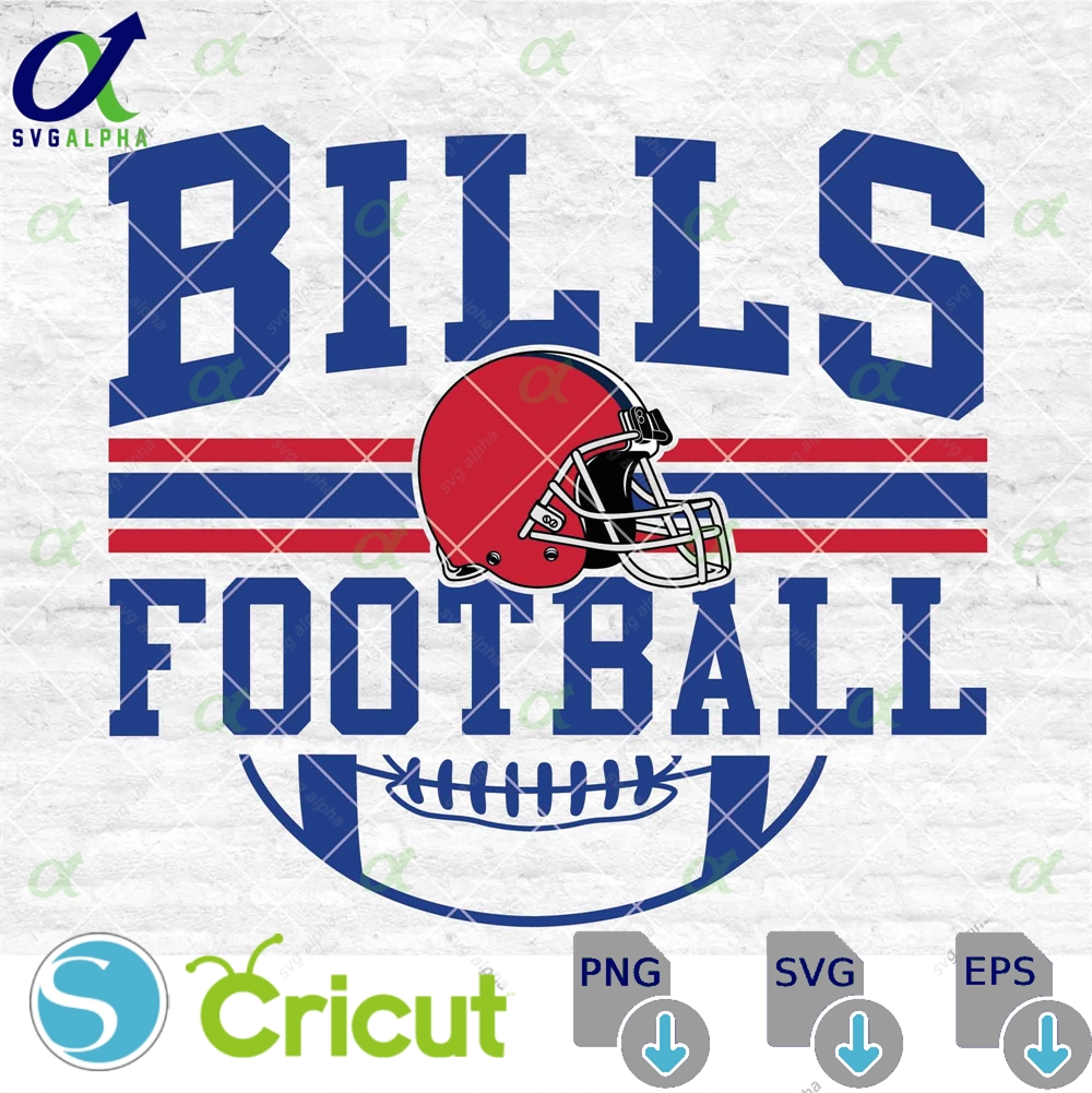 Bills Football Svg Football Svg Sports Svg Football Shirt Sublimation Designs Png Dxf Jpg Eps